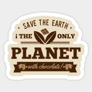 Choco Planet Sticker